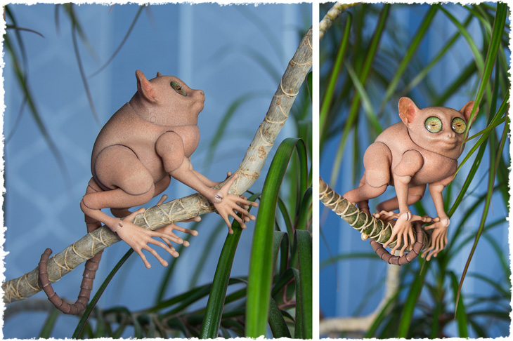 Our first 3D printed bjd Tarsier