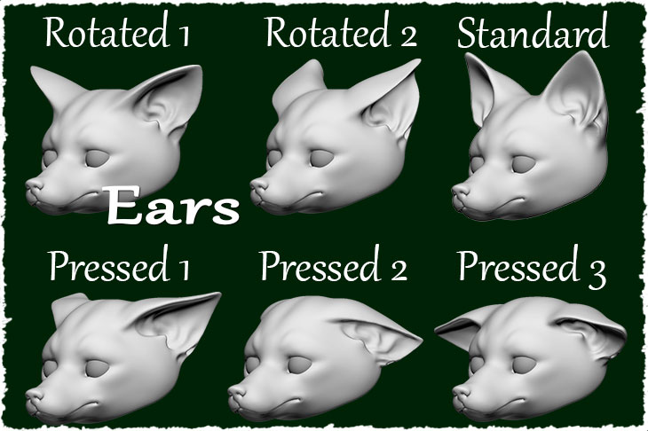 Ears of the fox doll