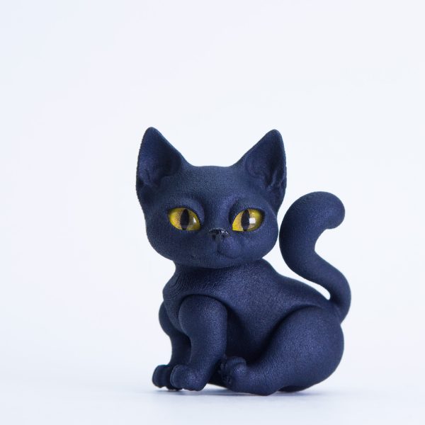 Zana the black mjd cat doll toy