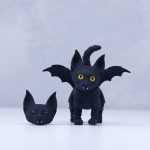 BJD black winged kitten